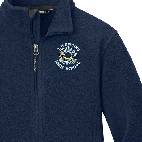 L.W. Higgins Navy Fleece Jacket - Logo Express Uniforms - School Uniforms