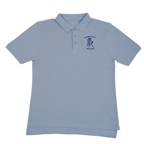 Marrero Middle 8th Light Blue Polo Adult Jersey - Logo Express Uniforms