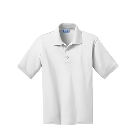 Marrero Middle Star Academy White Polo Youth PK - Logo Express Uniforms