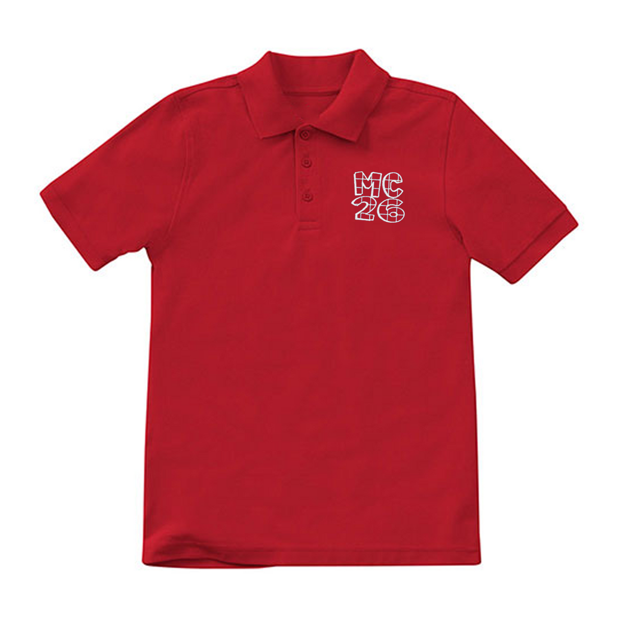 McDonogh #26 1st-4th Red Polo