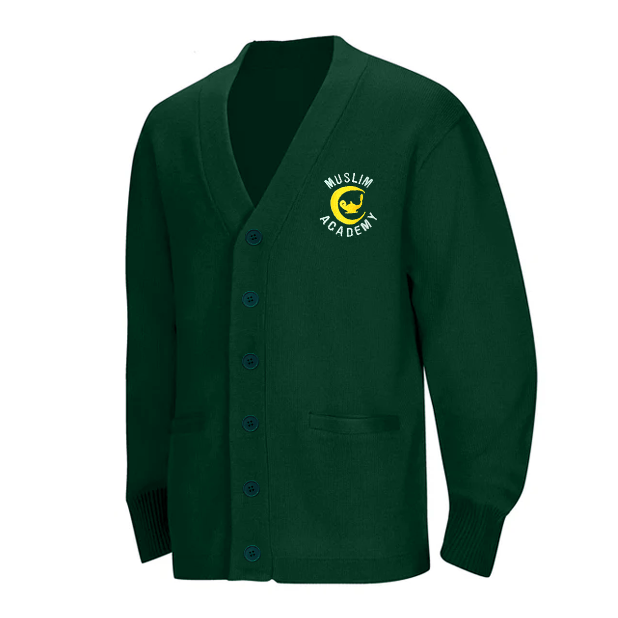 Muslim Academy Forest Green Cardigan