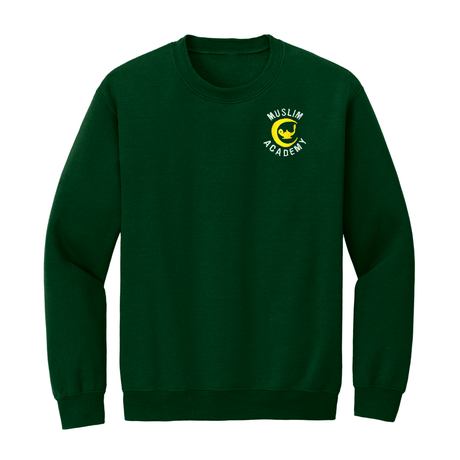 Muslim Academy Forest Green Sweatshirt - Logo Express Uniforms - School Uniforms