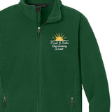 Paul J. Solis 1st-5th Grade Forest Green Fleece Jacket - Logo Express Uniforms - School Uniforms