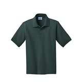 Paul J. Solis 1st - 5th Hunter Green Polo Youth PK - Logo Express Uniforms