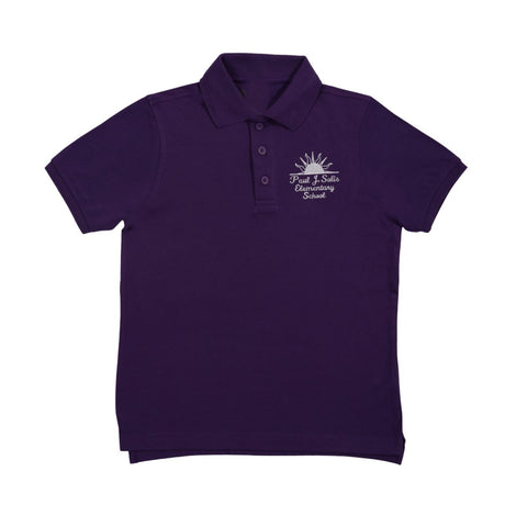 Paul J. Solis PreK - K Purple Polo Youth Jersey - Logo Express Uniforms