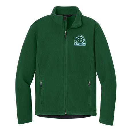 Pittman 1st-5th Forest Green Fleece Jacket - Logo Express Uniforms - School Uniforms