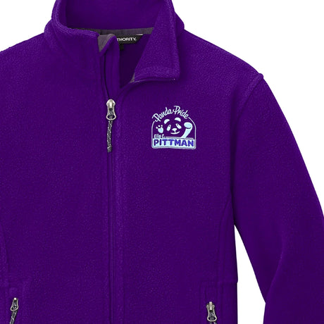 Pittman PreK-Kindergarten Purple Fleece Jacket - Logo Express Uniforms - School Uniforms