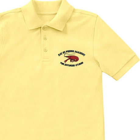 Ray St. Pierre 1st-5th Yellow Polo - Logo Express Uniforms - School Uniforms
