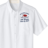 Ray St. Pierre 5th Grade Class of 2027 White Oxford - Logo Express Uniforms - School Uniforms