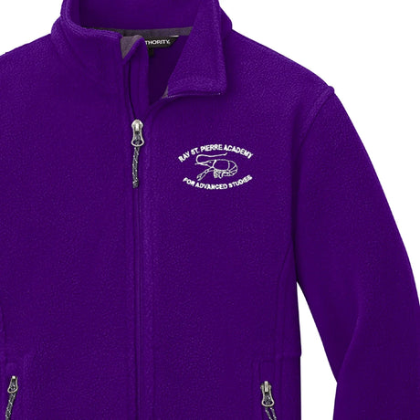 Ray St. Pierre PreK-Kindergarten Purple Fleece Jacket - Logo Express Uniforms - School Uniforms