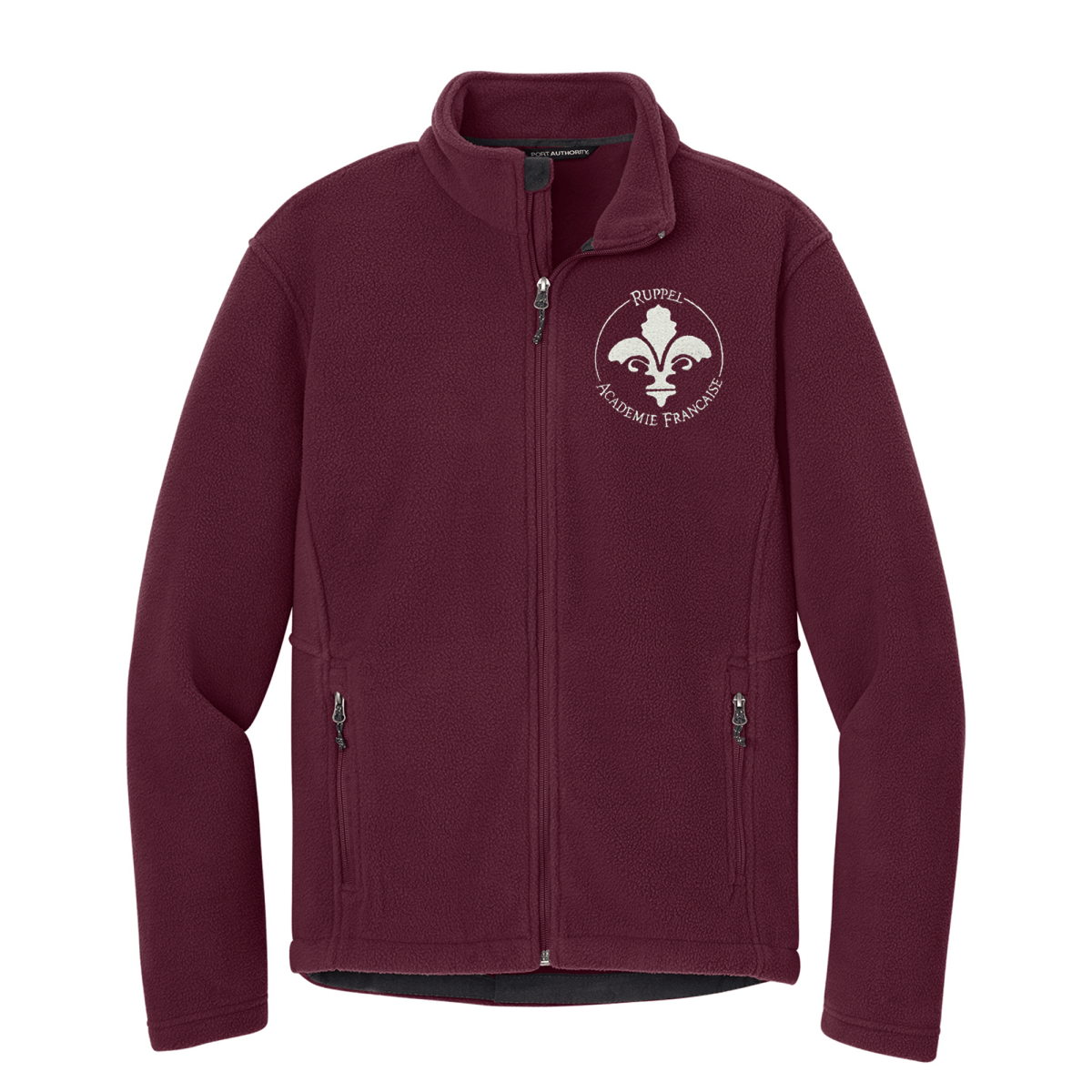 Ruppel Academie Burgundy Fleece Jacket - Logo Express Uniforms - School Uniforms