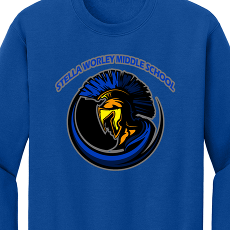 Stella Worley Royal Sweatshirt - Logo Express Uniforms - School Uniforms