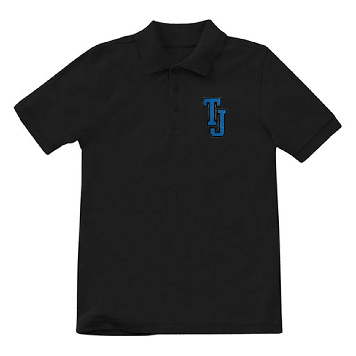 Thomas Jefferson 6th-8th Black Polo Knit - Logo Express Uniforms - School Uniforms