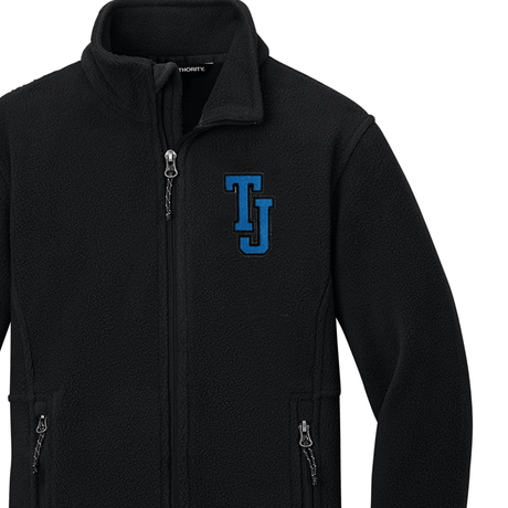 Thomas Jefferson Black Fleece Jacket for Unisex - Logo Express Uniforms - School Uniforms