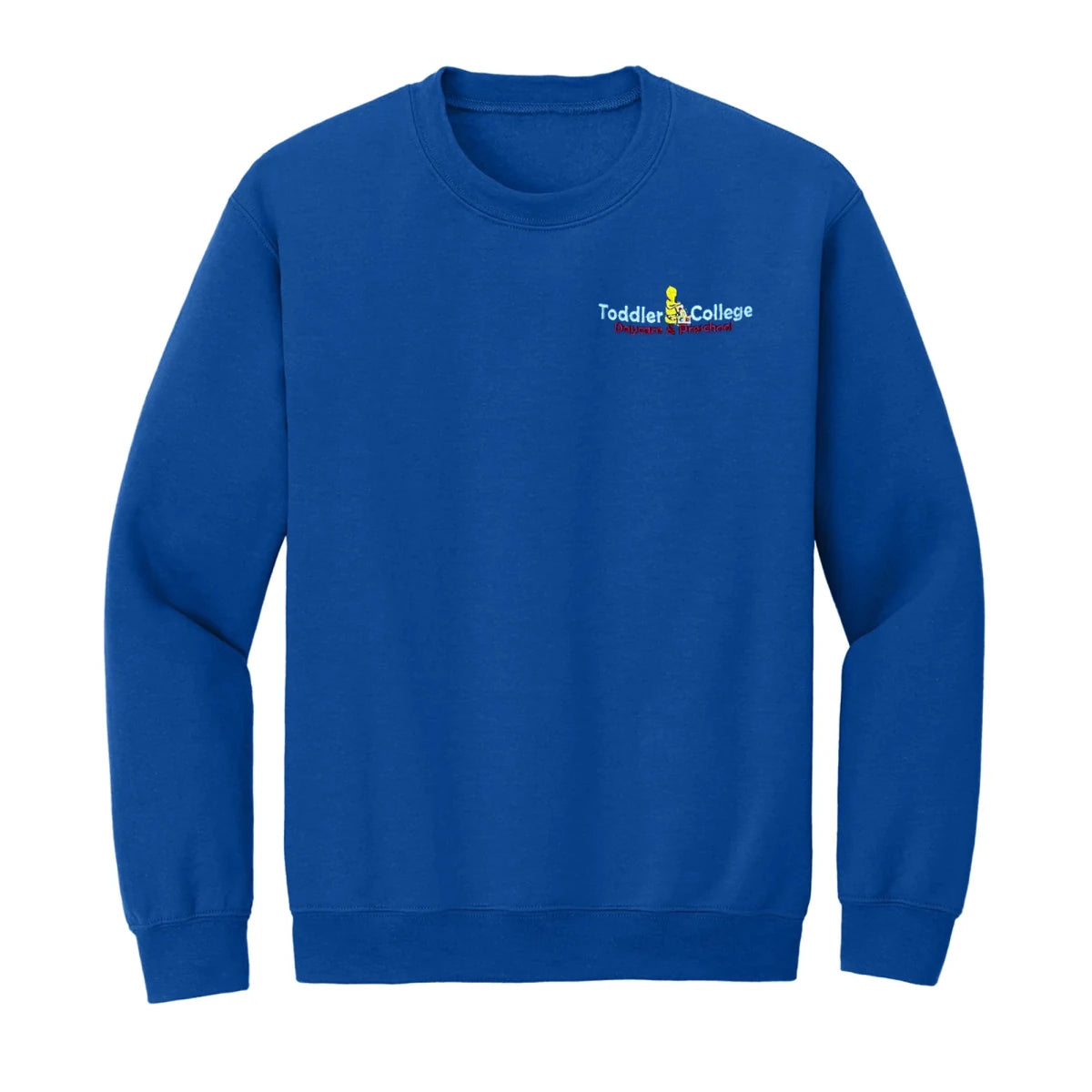 Toddler College Boys Royal Sweatshirt - Logo Express Uniforms - School Uniforms