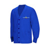 Toddler College Cardigan Royal Blue for Unisex - Logo Express Uniforms - School Uniforms
