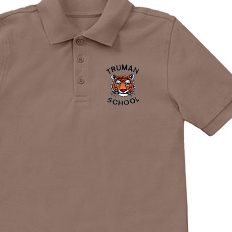 Truman 1st - 5th Khaki Polo - Logo Express Uniforms - School Uniforms