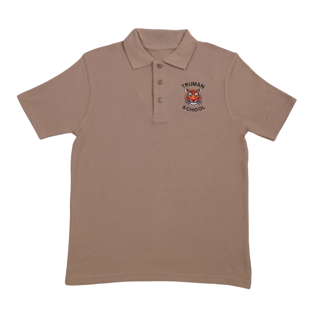 Truman 1st - 5th Khaki Polo Youth PK - Logo Express Uniforms