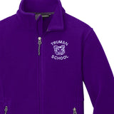Truman PreK-Kindergarten Purple Fleece Jacket - Logo Express Uniforms - School Uniforms