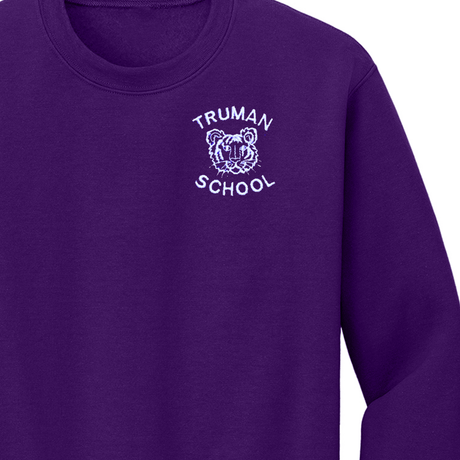 Truman Purple Sweatshirt - Logo Express Uniforms - School Uniforms