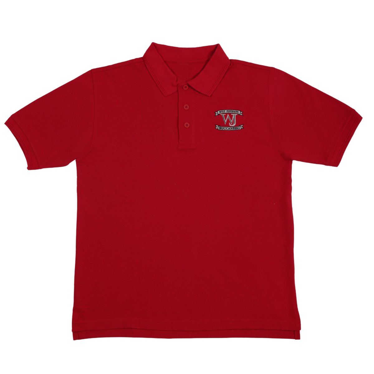 West Jefferson H.S. 11th Red Polo Adult PK - Logo Express Uniforms