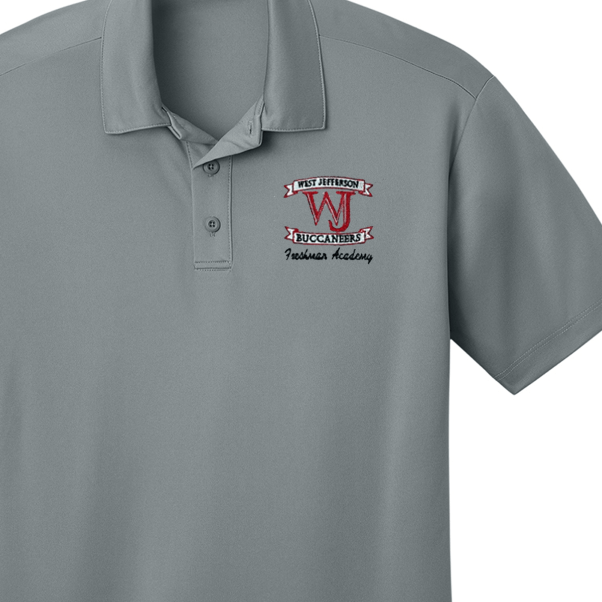 West Jefferson H.S. 9th Grey Polo - Logo Express Uniforms - School Uniforms