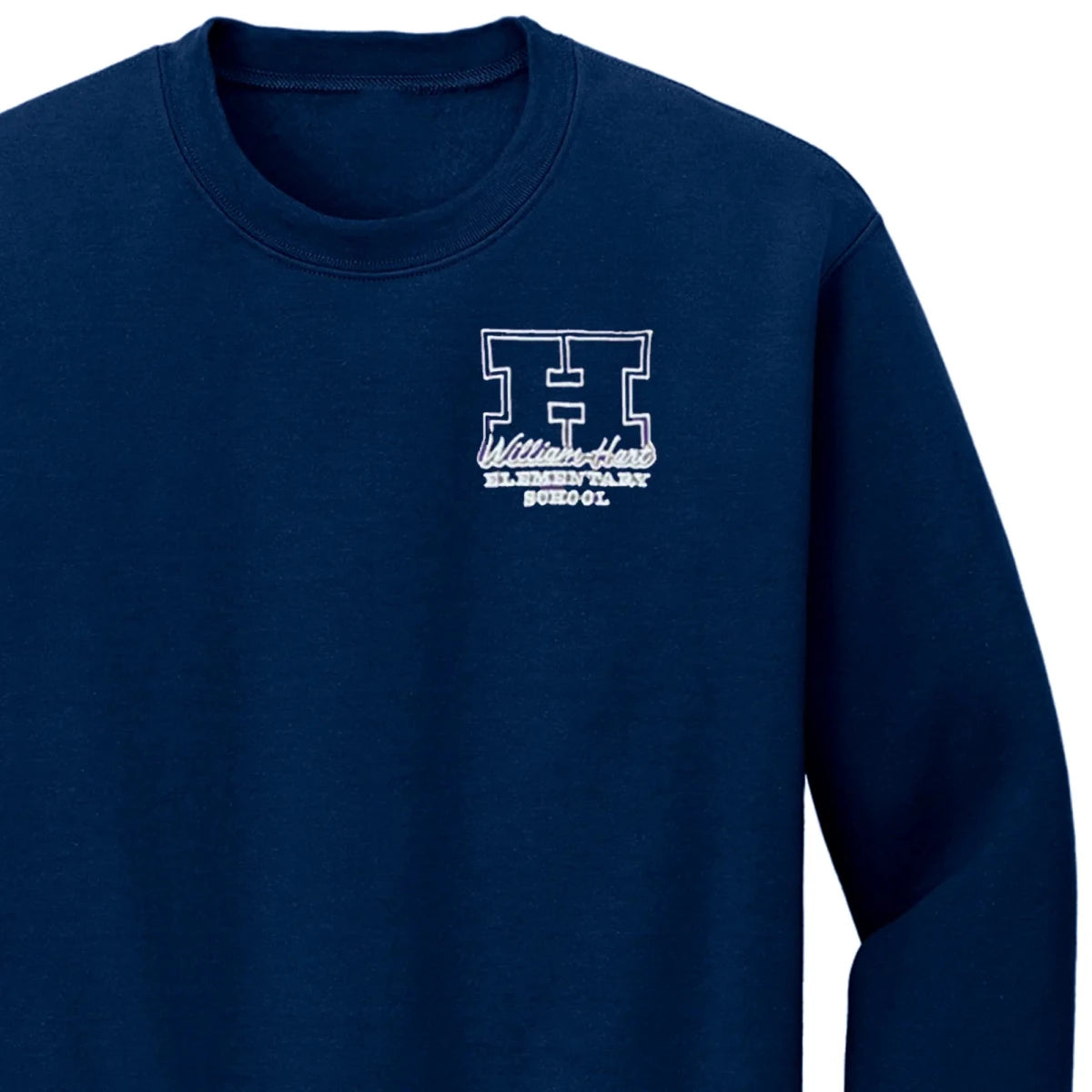 William Hart 1st-5th Grade Navy Sweatshirt - Logo Express Uniforms - School Uniforms