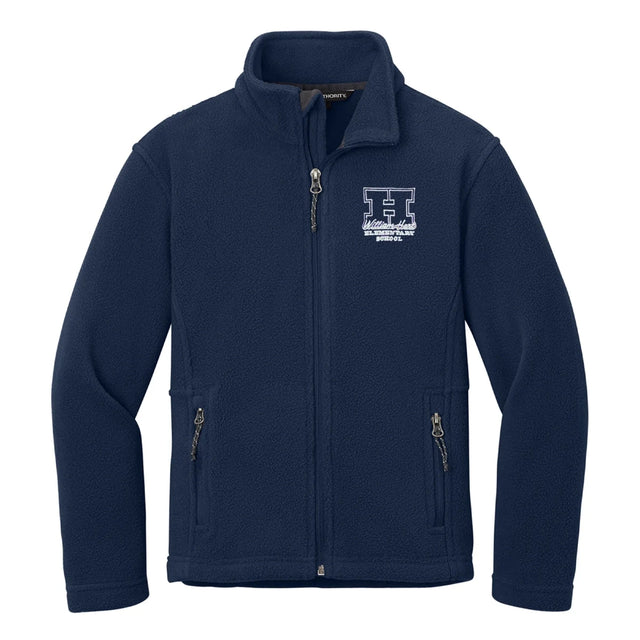William Hart Navy Fleece Jacket 1st-5th Grade - Logo Express Uniforms - School Uniforms