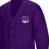 William Hart PreK-Kindergarten Purple Cardigan - Logo Express Uniforms - School Uniforms