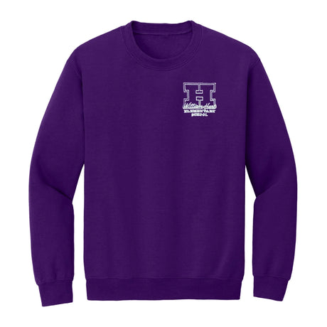 William Hart PreK-Kindergarten Purple Sweatshirt - Logo Express Uniforms - School Uniforms