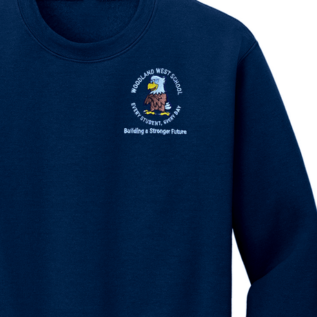 Woodland Navy Sweatshirt - Logo Express Uniforms - School Uniforms