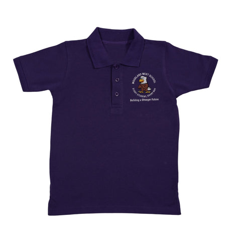 Woodland West PreK - K Purple Polo Youth Jersey - Logo Express Uniforms