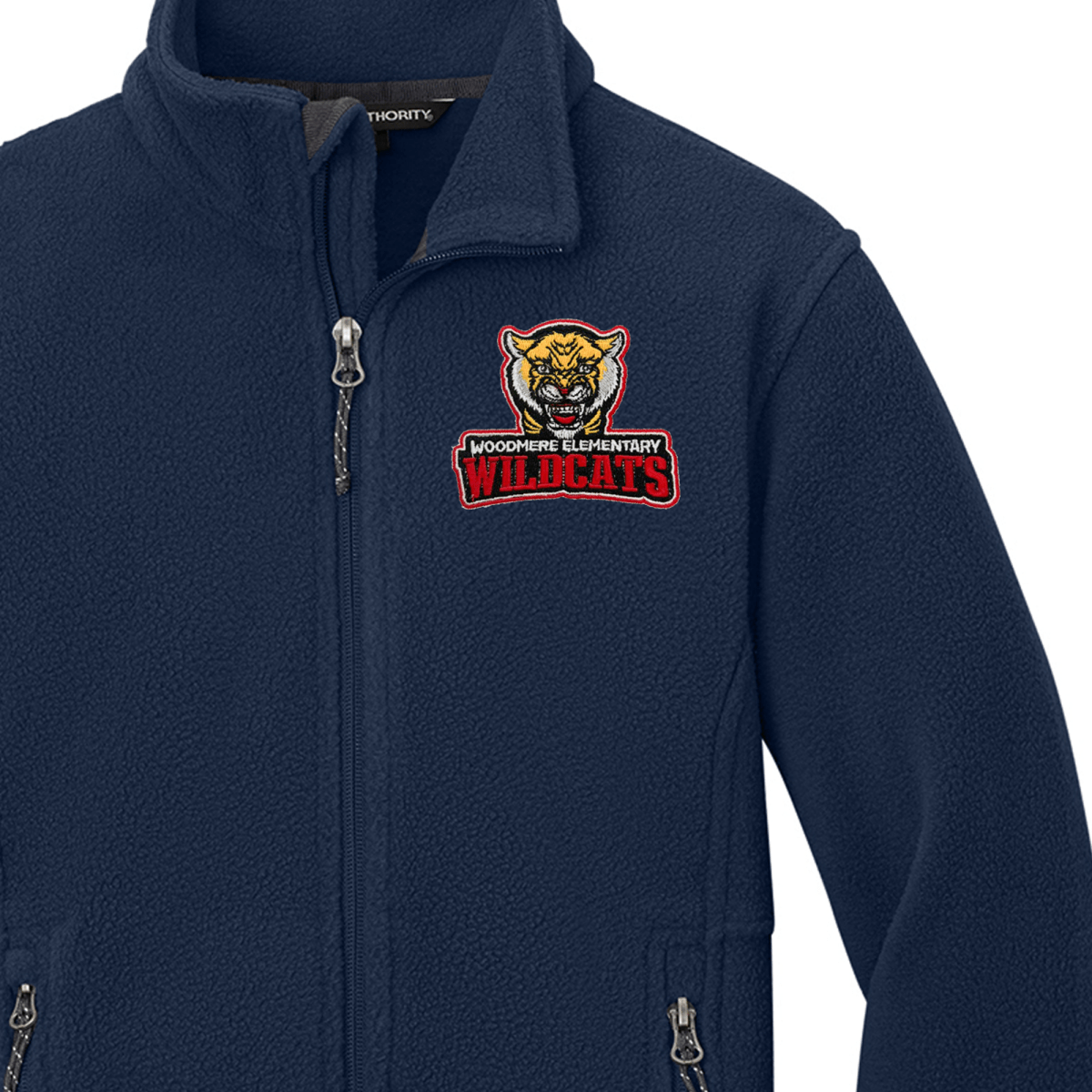 Woodmere Navy Fleece Jacket - Logo Express Uniforms - School Uniforms