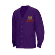 Woodmere Purple Cardigan V-Neck - Logo Express Uniforms - School Uniforms