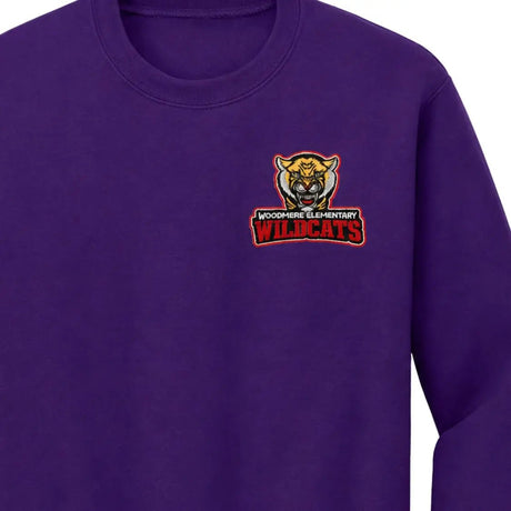 Woodmere Purple Sweatshirt - Logo Express Uniforms - School Uniforms