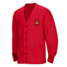 Woodmere Red Cardigan V - Neck - Logo Express Uniforms - School Uniforms