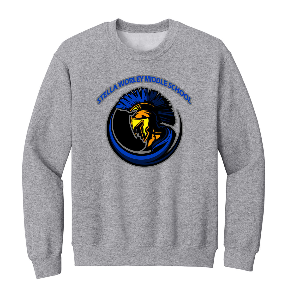 Worley Sport Grey Sweatshirt - Logo Express Uniforms - School Uniforms