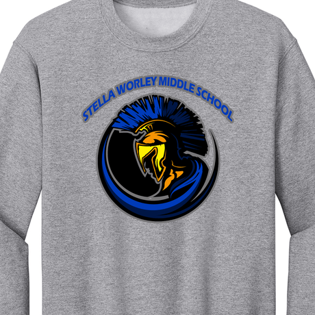 Worley Sport Grey Sweatshirt - Logo Express Uniforms - School Uniforms