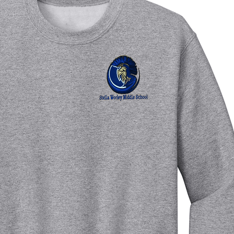 Worley Sport Grey Sweatshirt - Logo Express Uniforms - School Uniforms